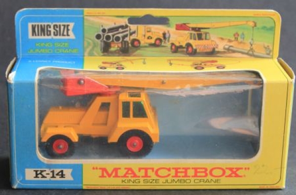 Matchbox King Size Lesney Jumo Crane 1969 Metallmodell in Originalbox (1893)